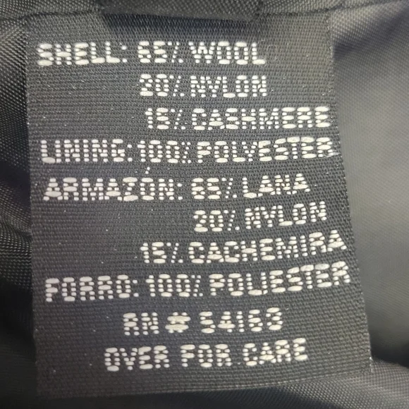 Wool/ Cashmere/Nylon Blend Coat women 16 - Picture 10 of 11